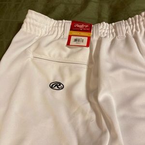 Mens small white baseball pants